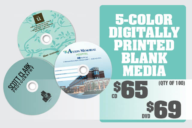 Custom Printed Blank CD DVD-0